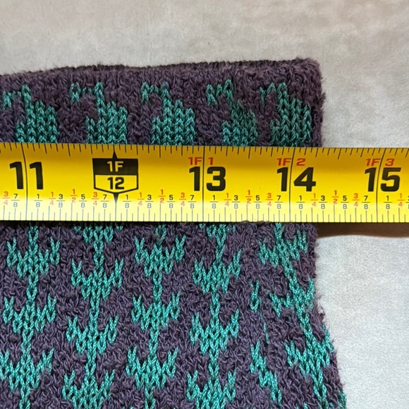 Peruvian Connection Patterned Women's Knit Pima Cotton Skirt Small A-line Flowy - Picture 8 of 9